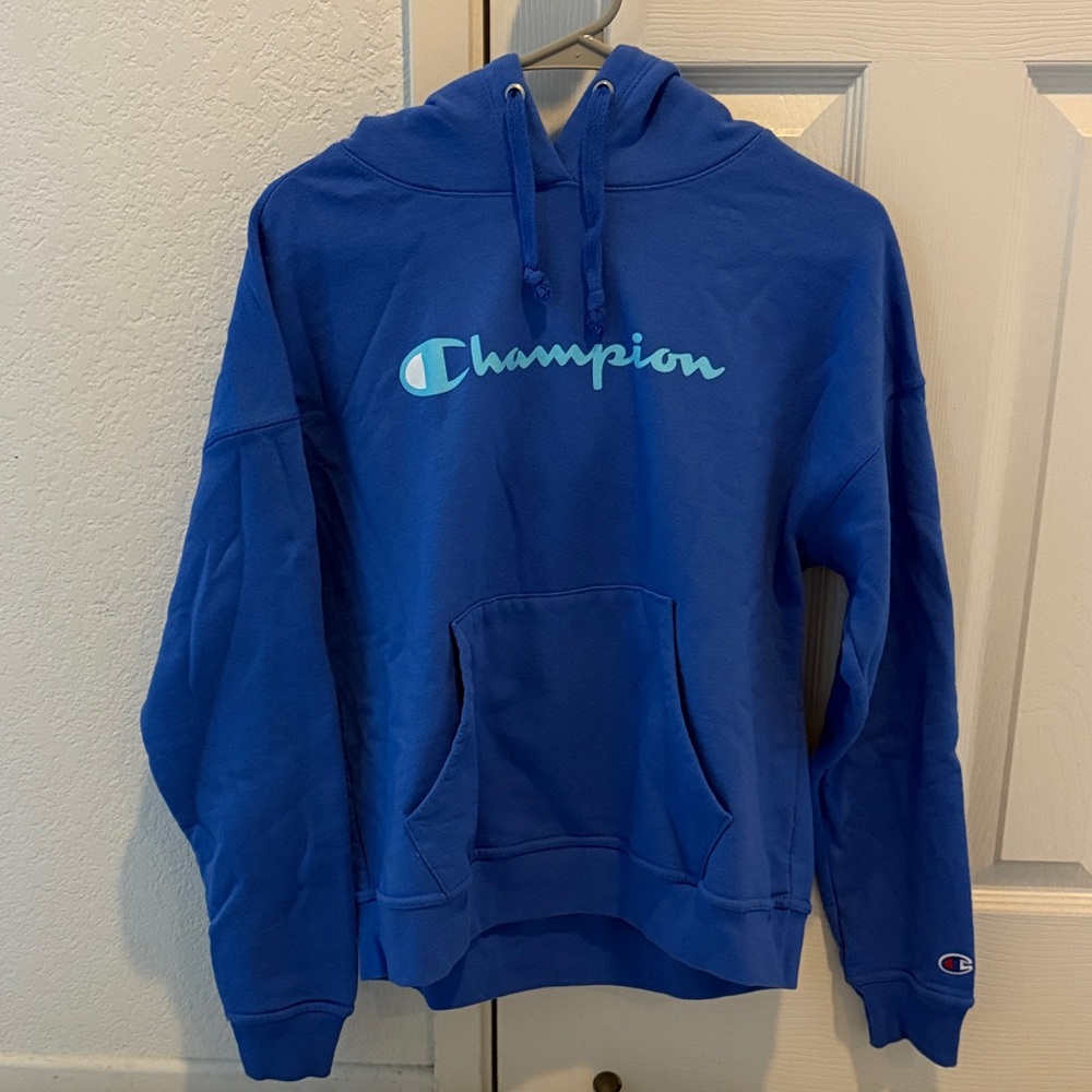 Champion Blue Hoodie